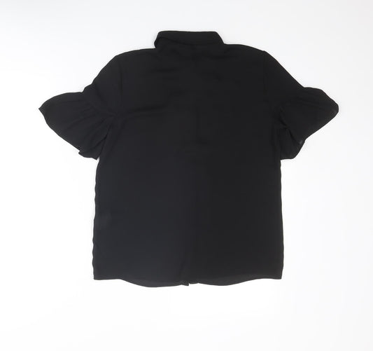 Womens UK Size 6 Koton Black Basic Blouse