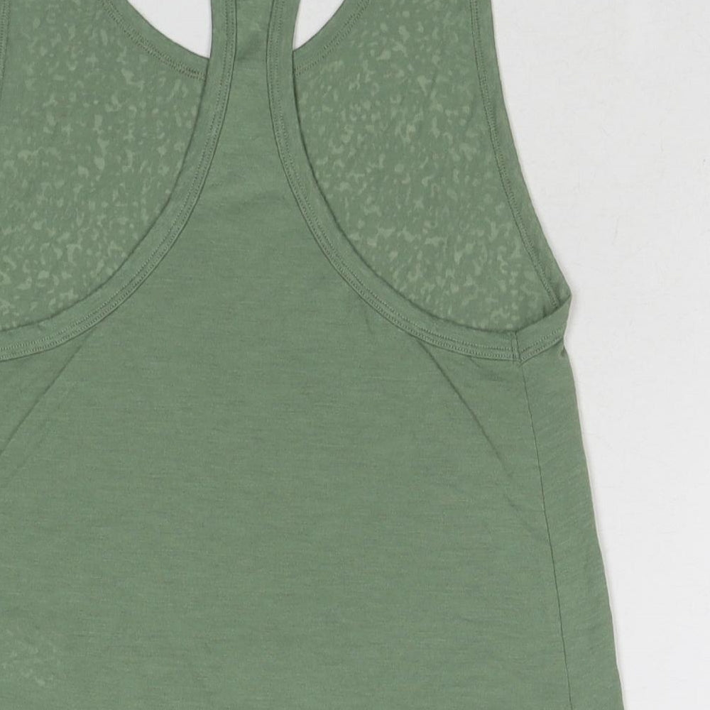Womens UK Size 6 GOODMOVE Green Basic Tank