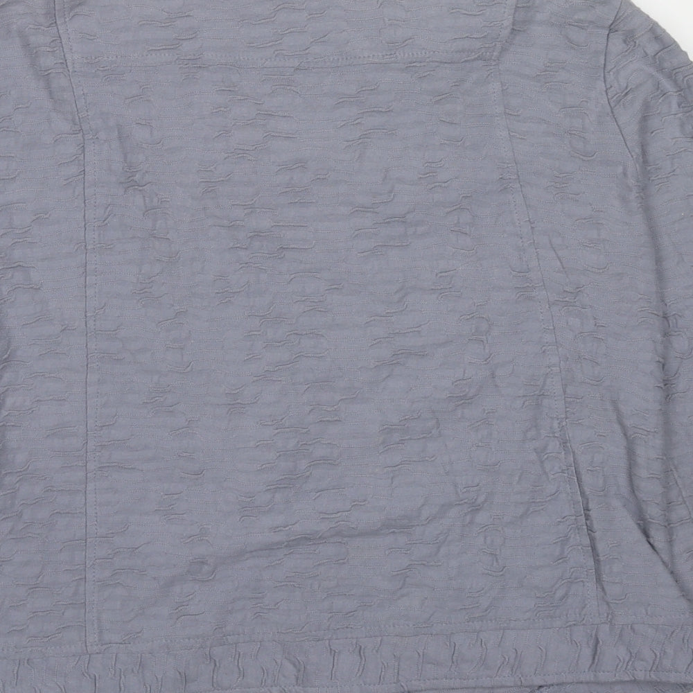 Womens UK Size S Adini Blue Cardigan Jumper