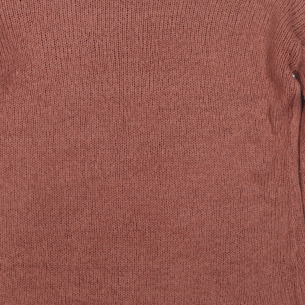 Womens UK Size S New Look Beige Pullover Jumper
