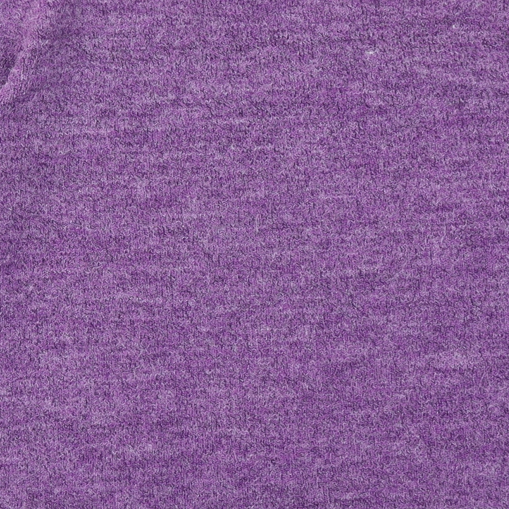 Womens UK Size 10 Damart Purple Pullover Jumper