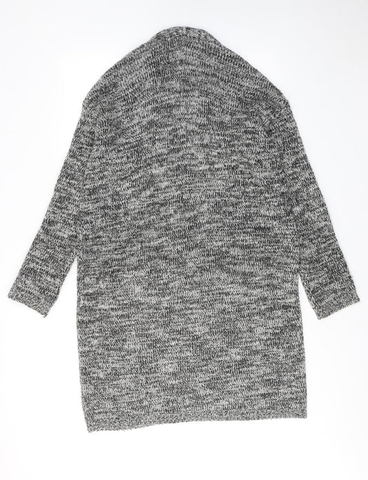 Womens UK Size S H&M Grey Full Zip Jumper