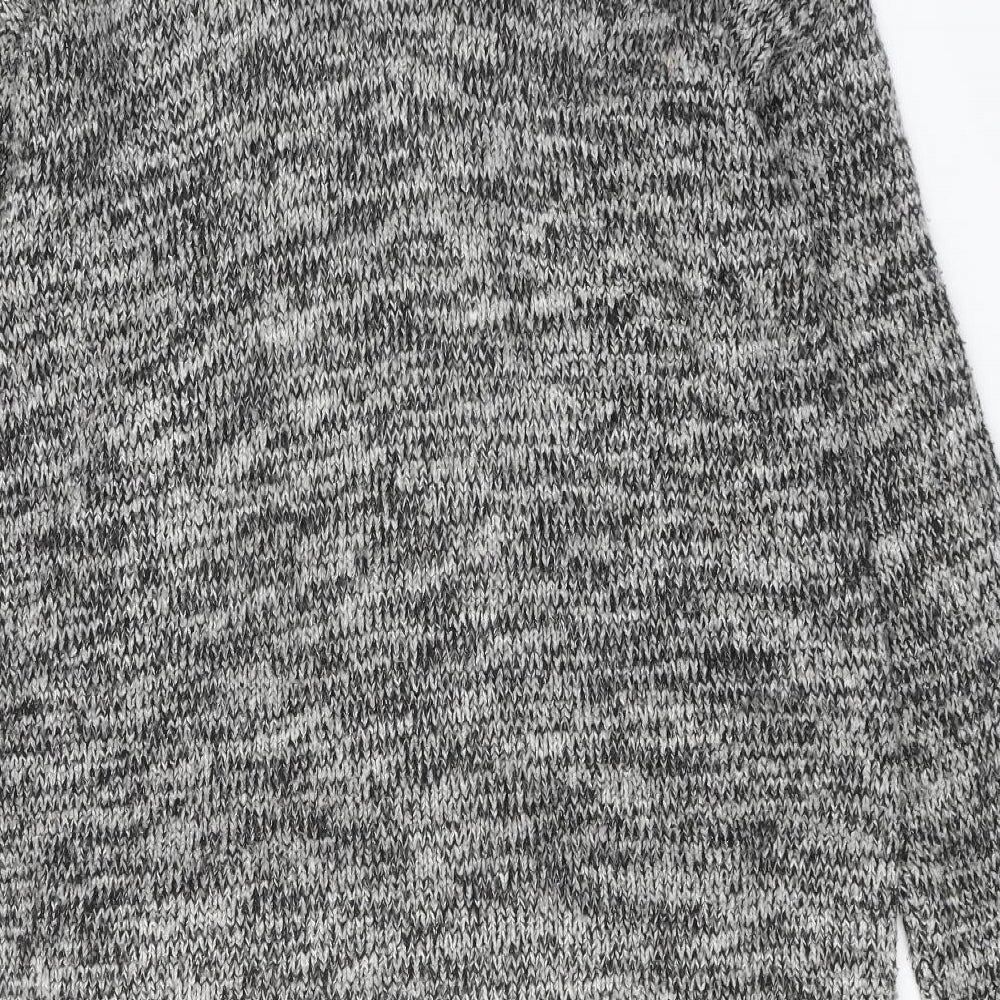 Womens UK Size S H&M Grey Full Zip Jumper