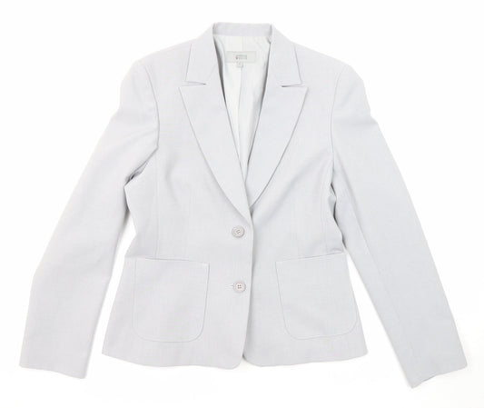 Womens UK Size 8 Marks and Spencer Regular Grey Suit Jacket