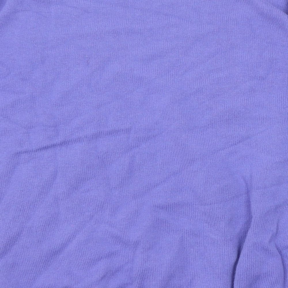 Womens UK Size L Marks and Spencer Purple Pullover Jumper