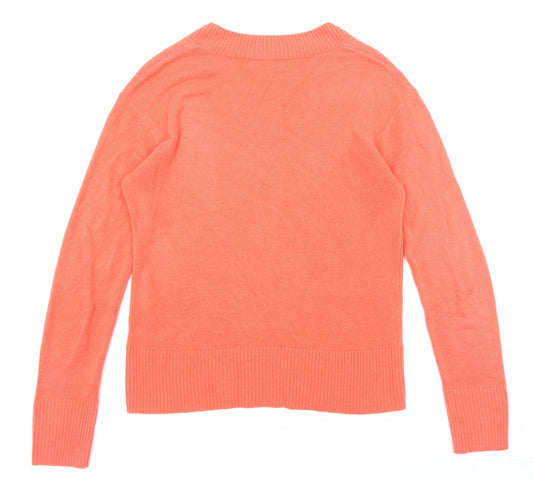Womens UK Size 8 Marks and Spencer Red Pullover Jumper
