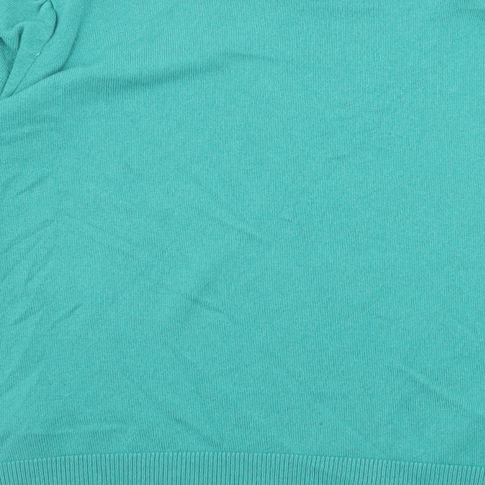 Womens UK Size L Wallis Green Pullover Jumper