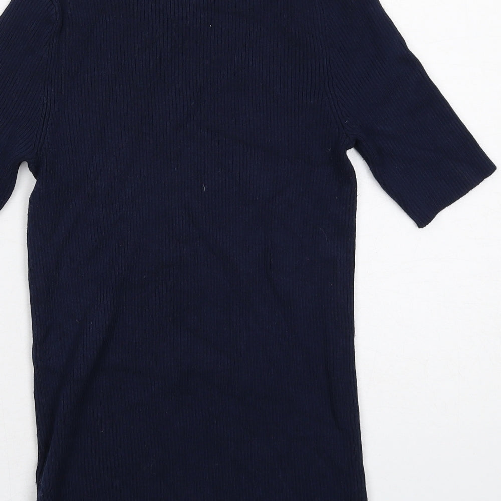 Womens UK Size S Marks and Spencer Blue Pullover Jumper