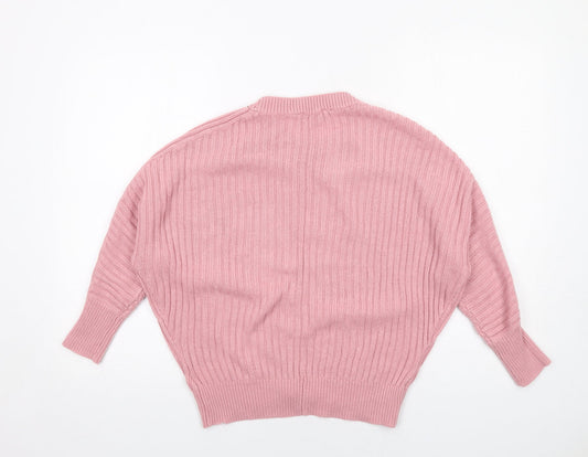 Womens UK Size 8 Dorothy Perkins Pink Pullover Jumper