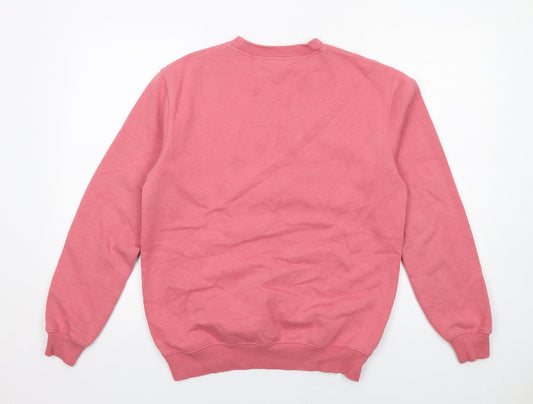 Cotton Traders Womens Pink Cotton Pullover Sweatshirt Size S Pullover
