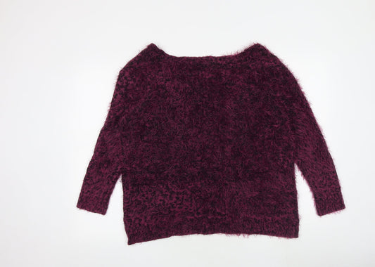 Womens UK Size S H&M Purple Cardigan Jumper
