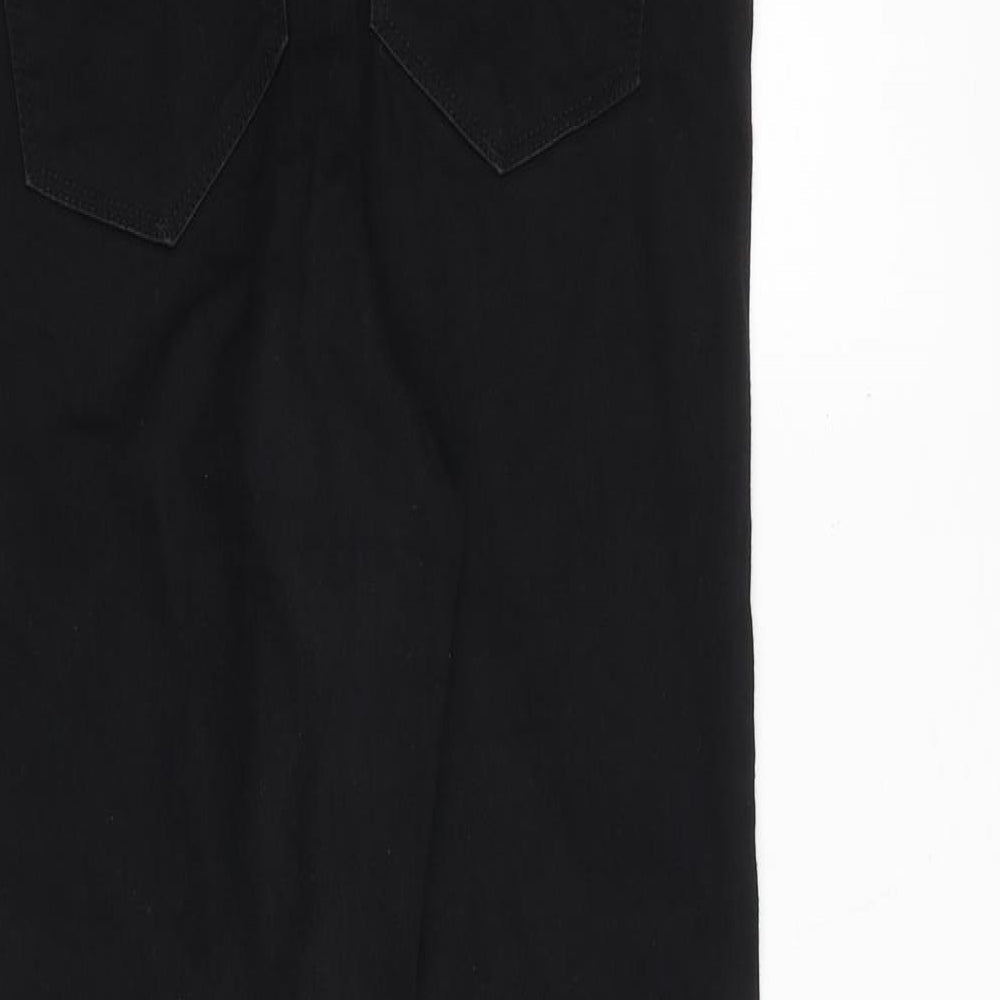 Womens UK Size 10 Papaya Regular Fit Jegging Black Jeans