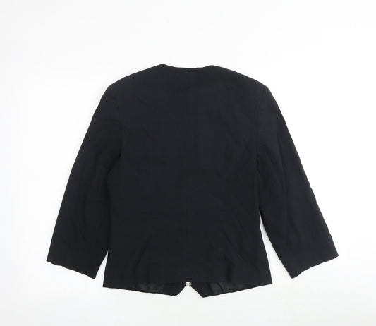 Womens UK Size 10 Definitions Black Jacket