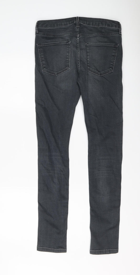 Mens UK Size 30 in Topman Regular Fit Skinny Blue Jeans