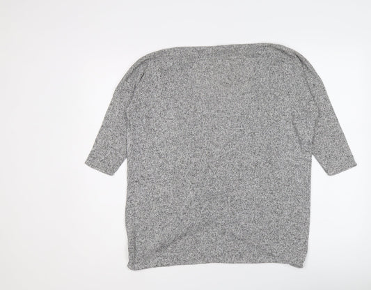 Womens UK Size 10 River Island Grey Pullover Jumper