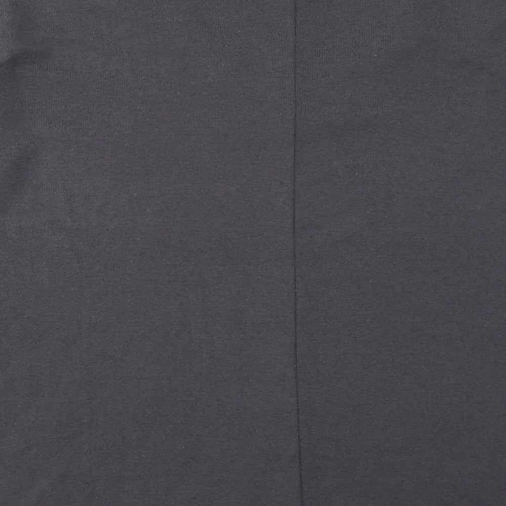Womens UK Size S New Look Grey Basic Blouse