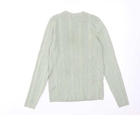 Womens UK Size 12 Marks and Spencer Green Pullover Jumper
