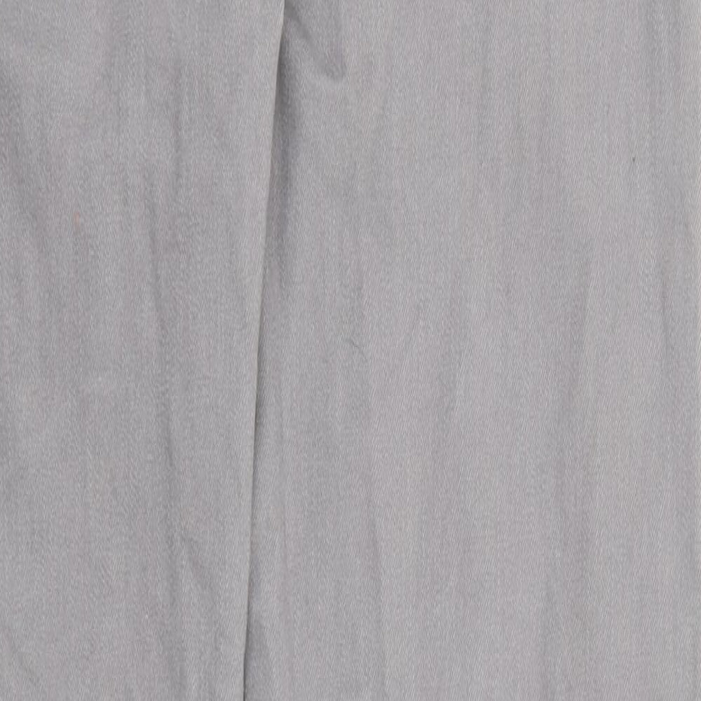 Denim & Co. Mens Grey Cotton Skinny Jeans Size 30 in L30 in Regular Zip