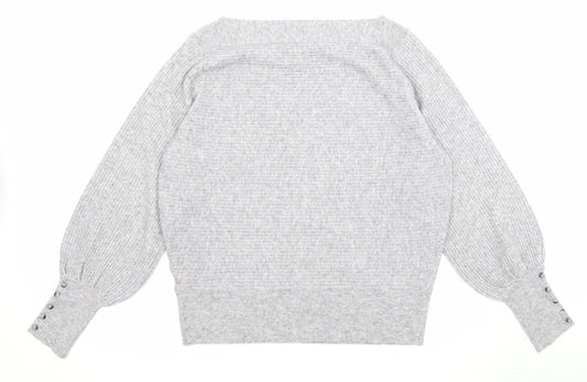Womens UK Size 16 Marks and Spencer Grey Pullover Jumper