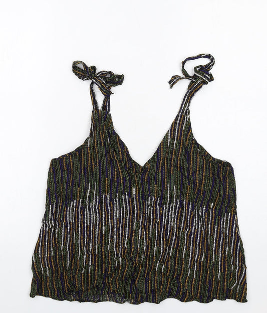 Womens UK Size 12 H&M Multicoloured Camisole Tank