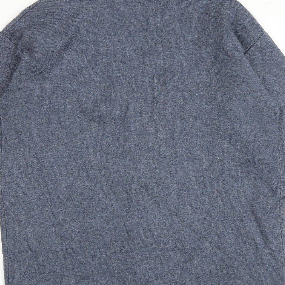 Womens UK Size XS Marks and Spencer Blue Cardigan Jumper