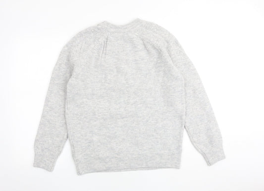 Womens UK Size M Marks and Spencer Grey Pullover Jumper
