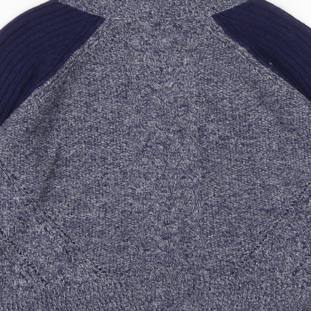 Womens UK Size 8 Marks and Spencer Blue Pullover Jumper