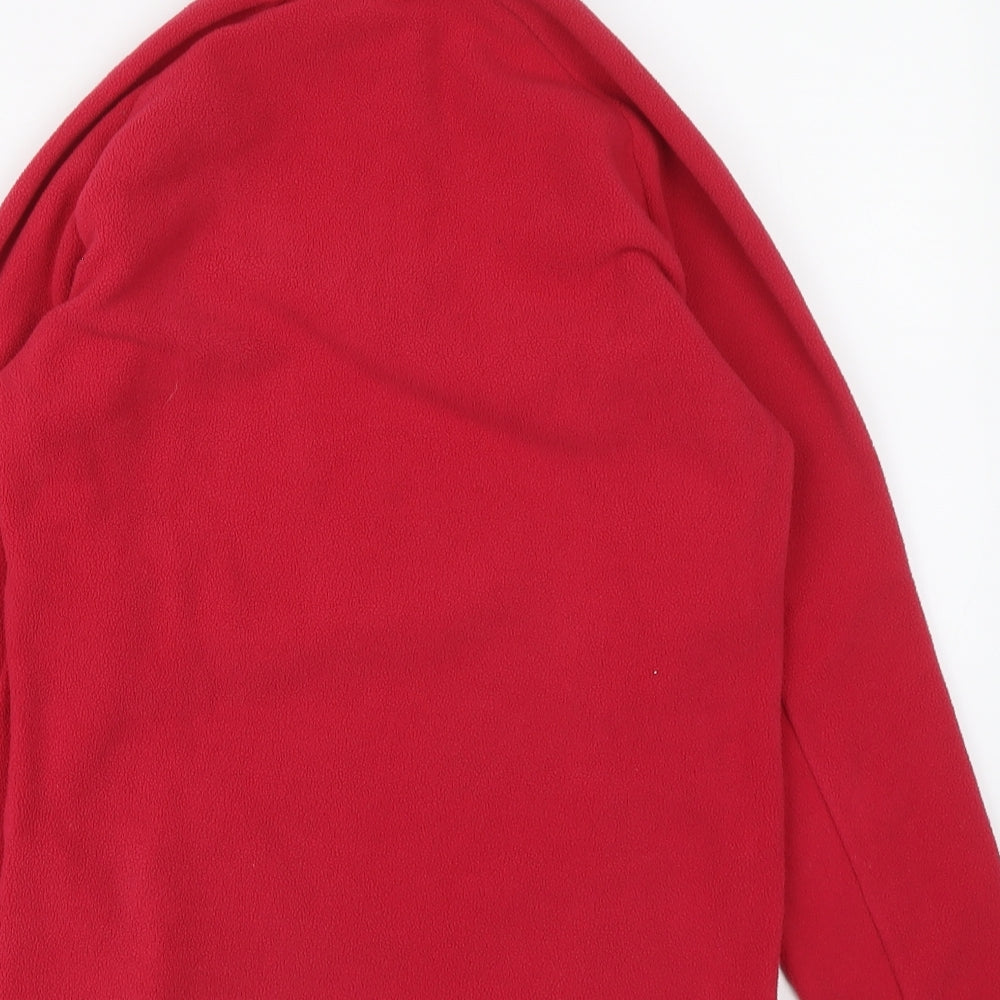 Quechua Womens Pink Polyester Pullover Sweatshirt Size M Zip