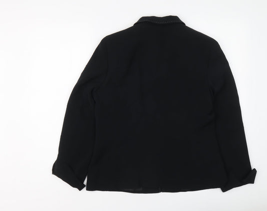 Womens UK Size 14 Marks and Spencer Black Jacket