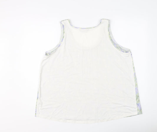 Womens UK Size 16 Marks and Spencer Multicoloured Basic Tank