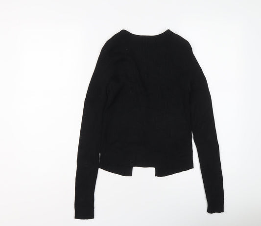 Womens UK Size M Brave Soul Black Cardigan Jumper