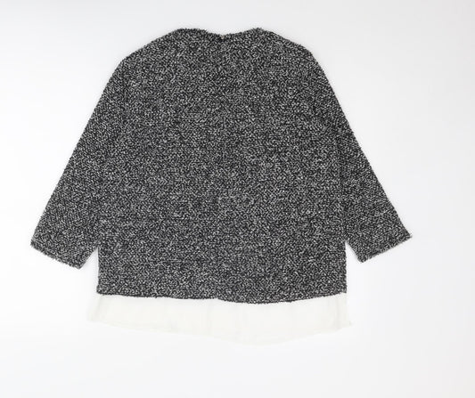 Womens UK Size 14 Dorothy Perkins Grey Pullover Jumper