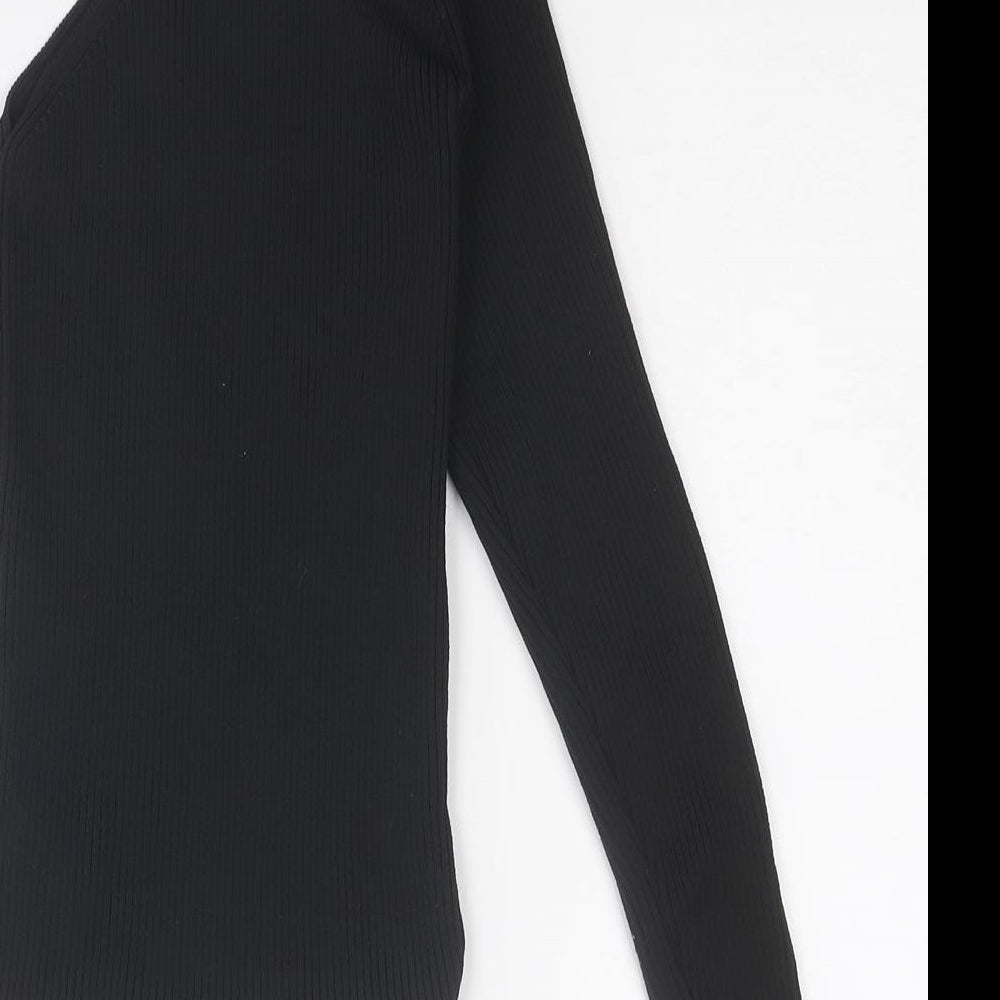 Womens UK Size 6 PRETTYLITTLETHING Black Pullover Jumper