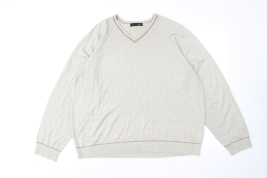 Mens UK Size XL BHS Beige Pullover Jumper