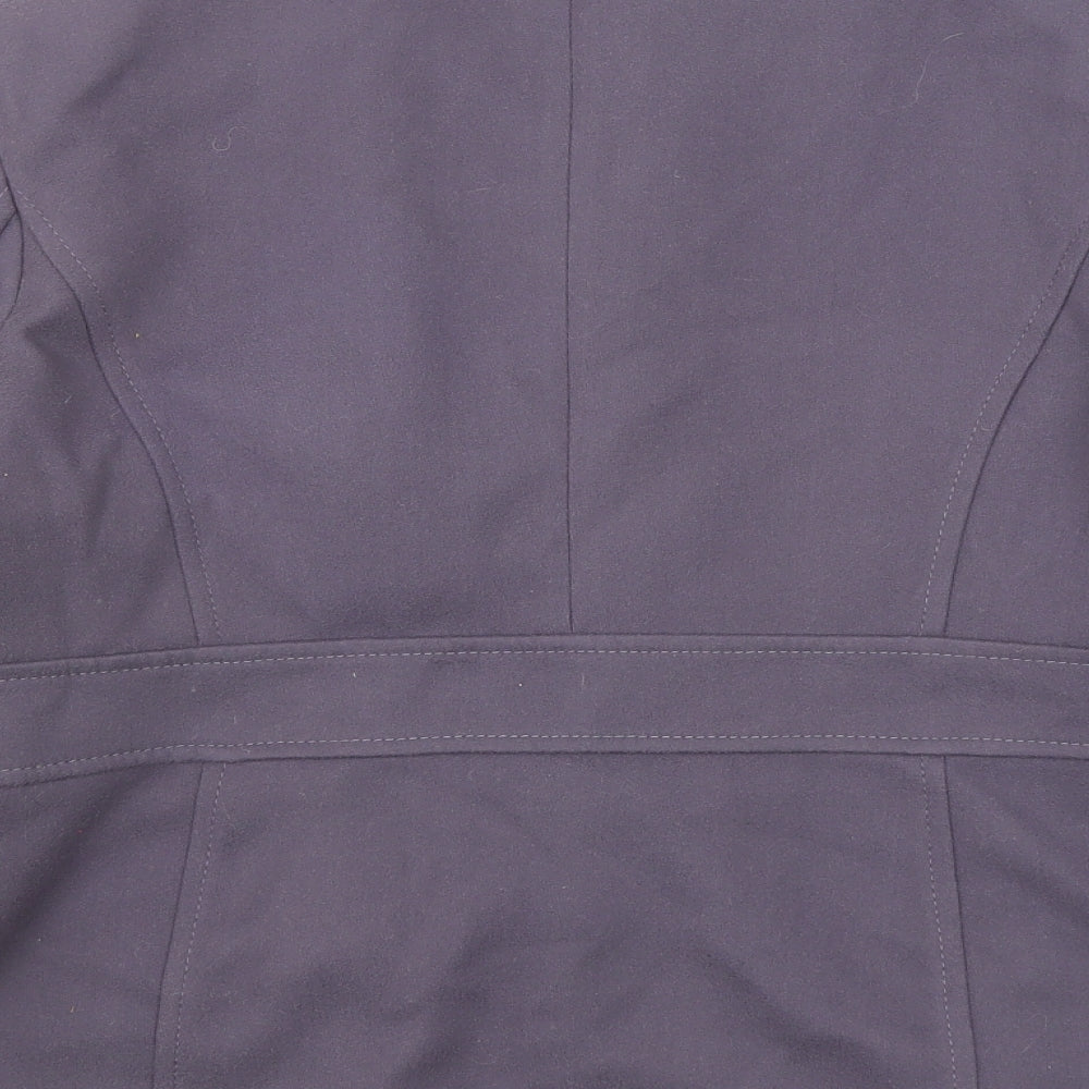 Womens UK Size 14 Marks and Spencer Purple Pea Coat
