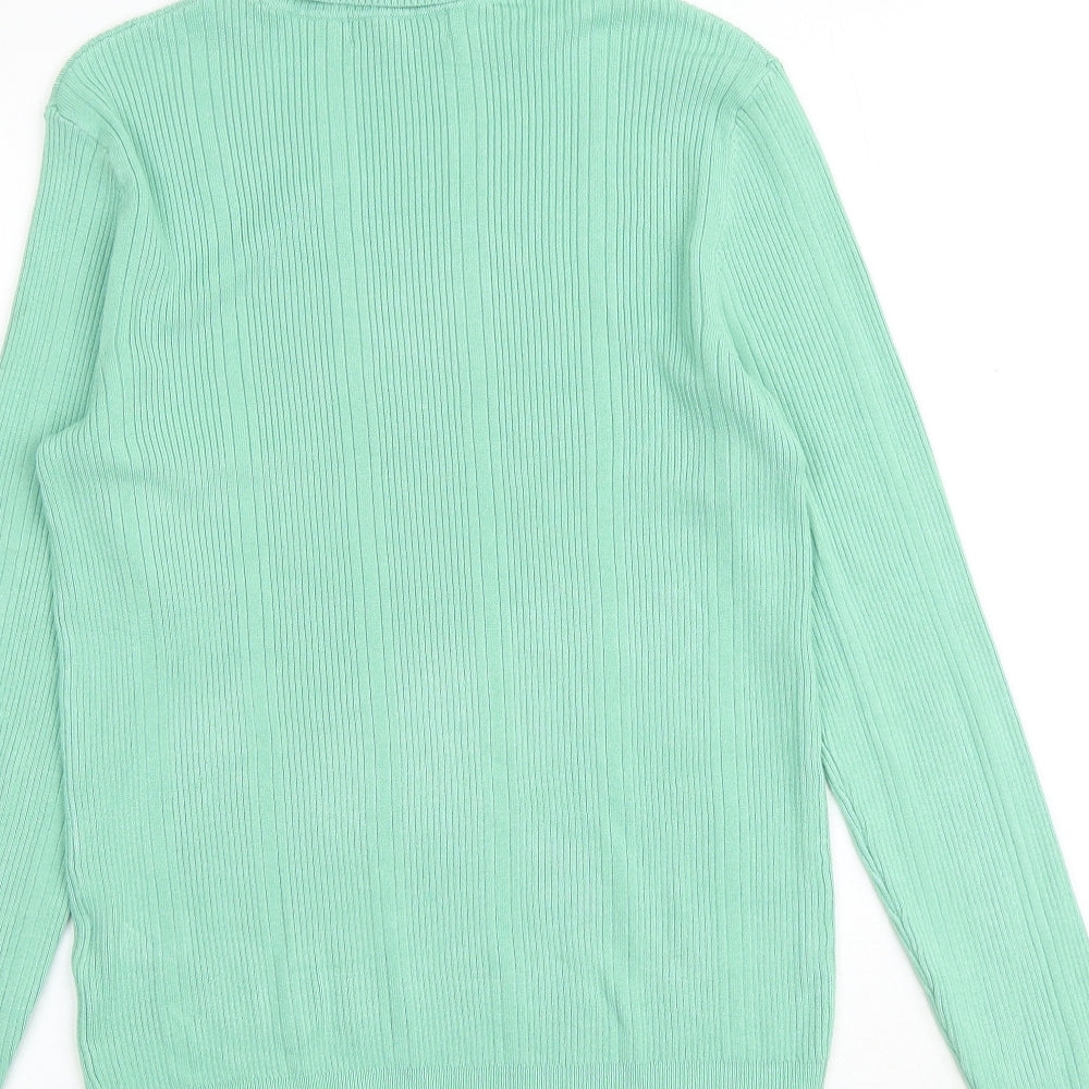 Womens UK Size 8 Marks and Spencer Green Pullover Jumper