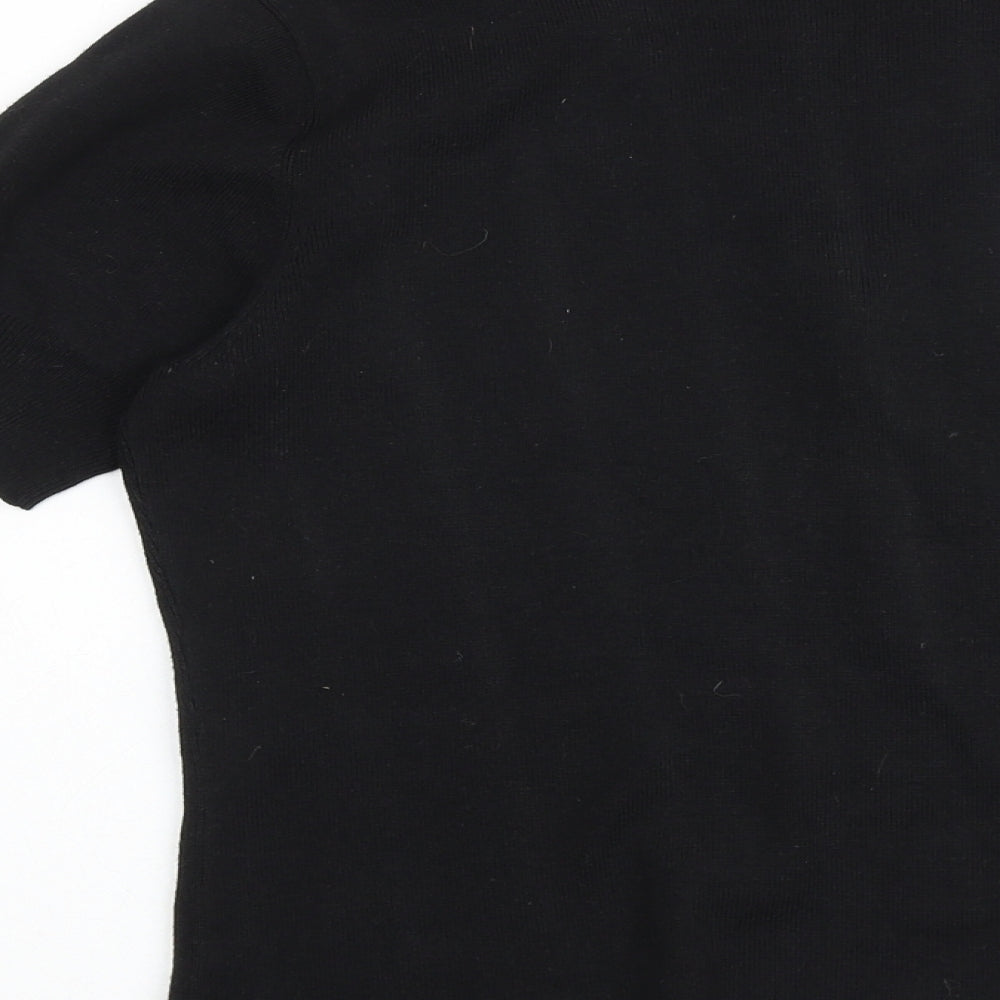Womens UK Size M CC Black Pullover Jumper