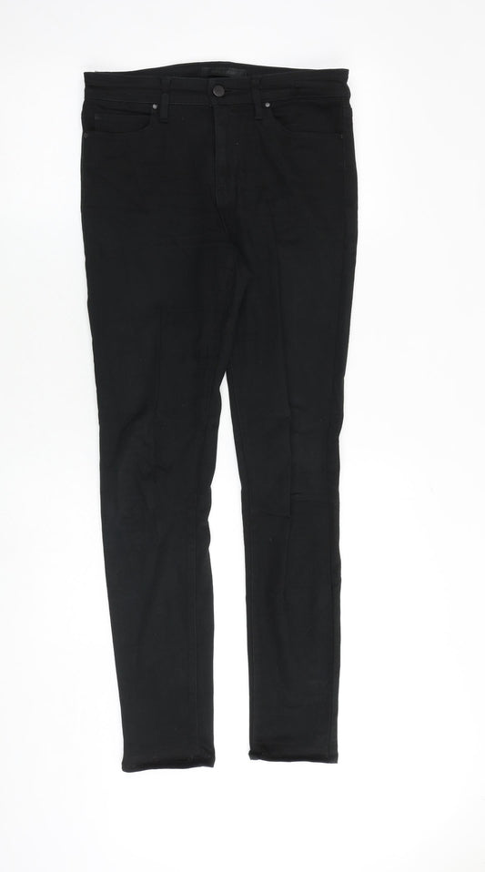 Womens UK Size 30 in Uniqlo Slim Fit Skinny Black Jeans