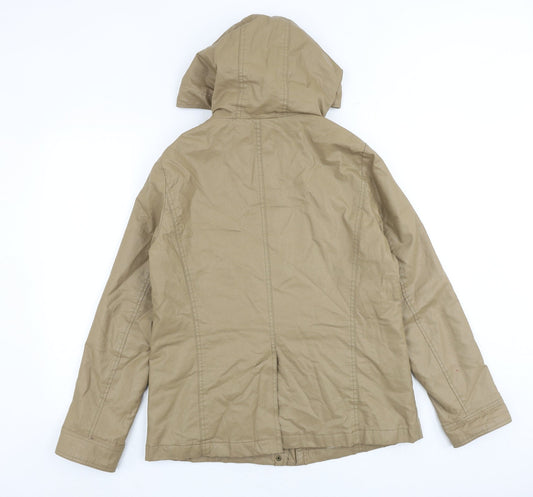 Indigo Womens Brown Jacket Size 12 Zip