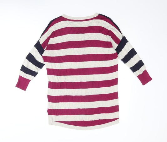 Womens UK Size S Oasis Multicoloured Pullover Jumper