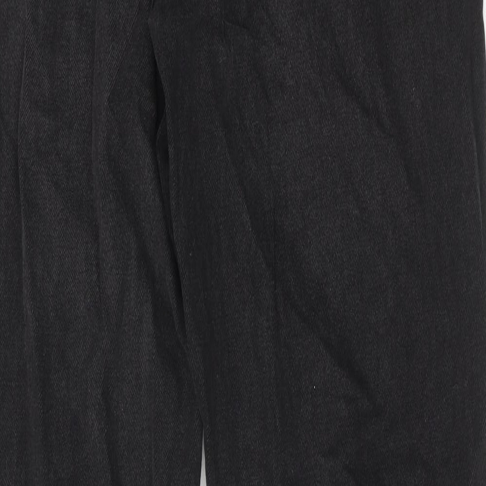 Denim & Co. Womens Black Cotton Skinny Jeans Size 10 Regular Zip