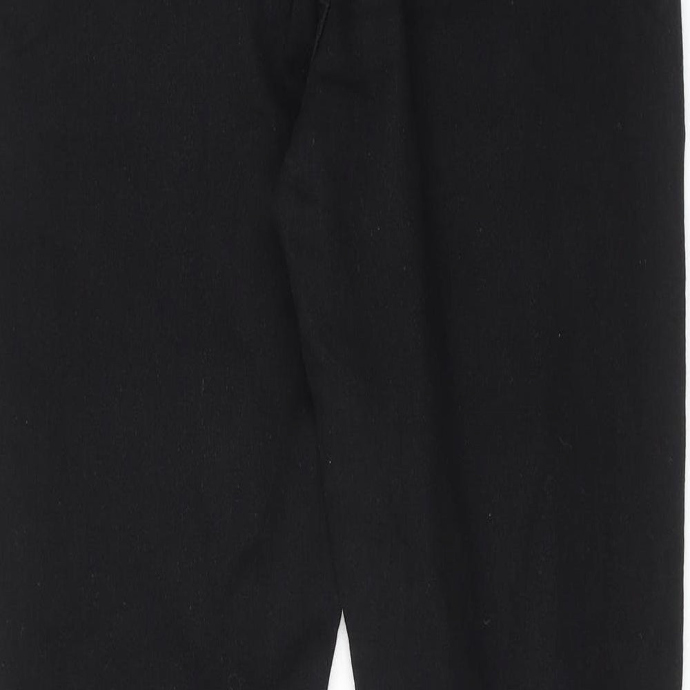 I SAW IT FIRST Womens Black Cotton Skinny Jeans Size 10 Regular Zip