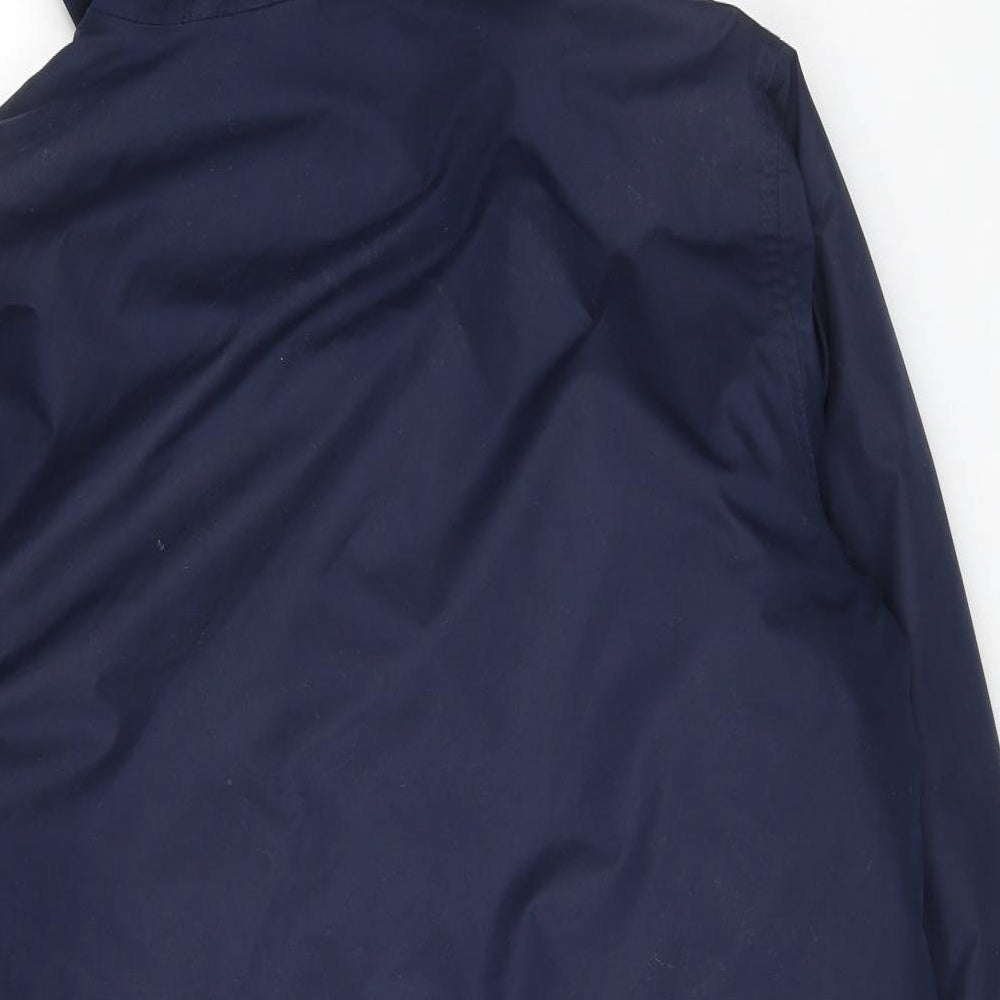 Mens UK Size M Cragho Blue Windbreaker Coat