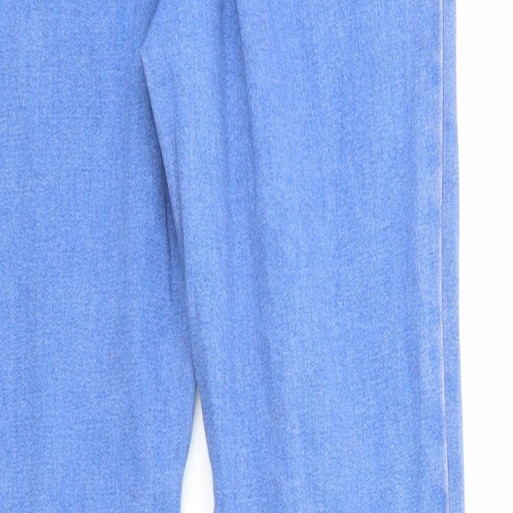 Denim & Co. Womens Blue Cotton Skinny Jeans Size 8 Regular Zip