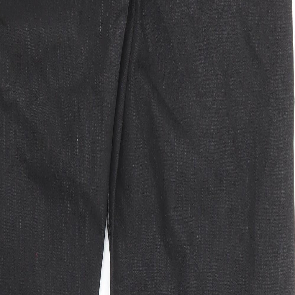 Mens UK Size 34 in Tommy Hilfiger Regular Fit Straight Black Jeans
