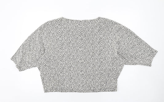Womens UK Size M Zara White Basic Blouse