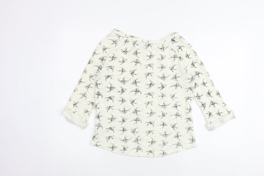 Womens UK Size 8 New Look Ivory Pullover Jumper