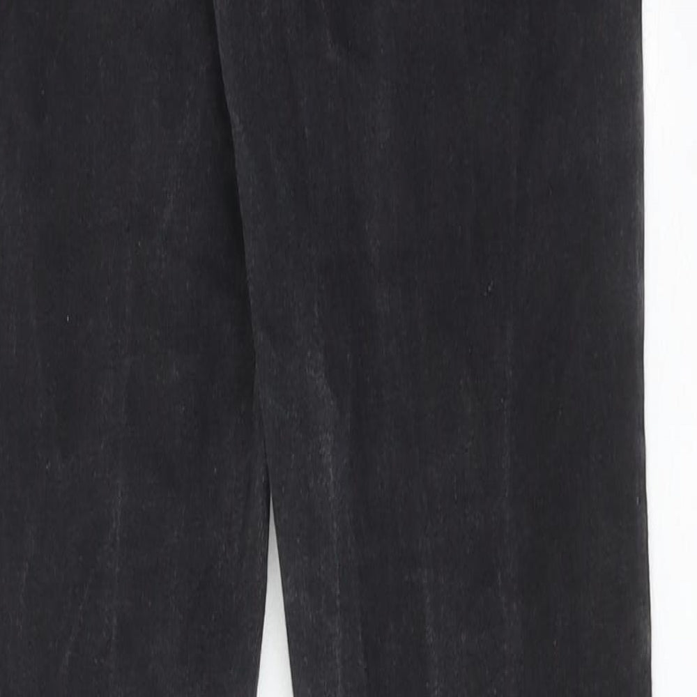 Womens UK Size 10 Denim & Co. Regular Fit Skinny Black Jeans