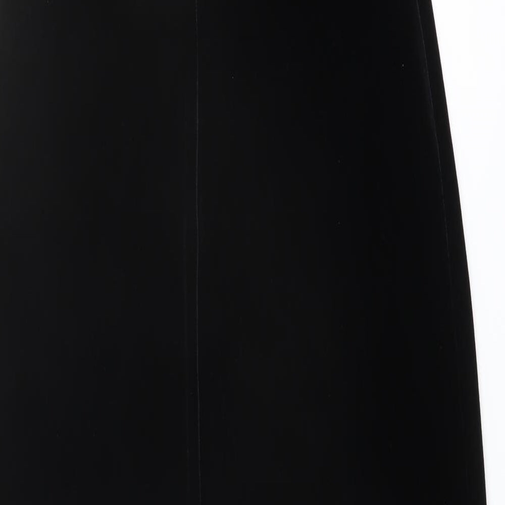 Sophia Defol Womens Black Polyester Tank Dress Size 10 Square Neck Pullover