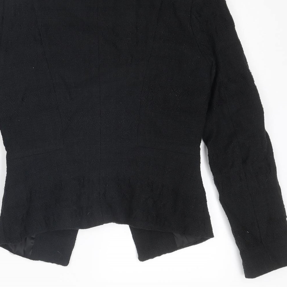 Womens UK Size 6 H&M Black Jacket